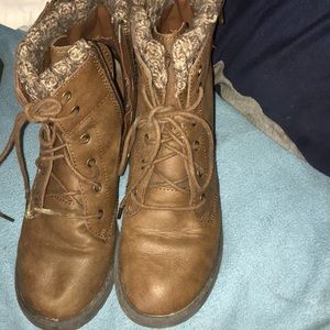 Brown Boots and worn once